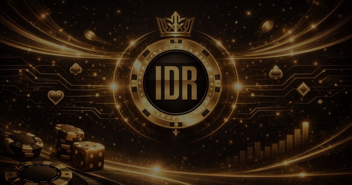 Latar belakang visual IDRKasino dengan nuansa hitam dan emas untuk header artikel.